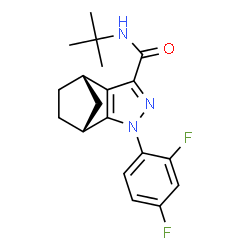 ChemSpider 2D Image | Tedalinab | C19H21F2N3O