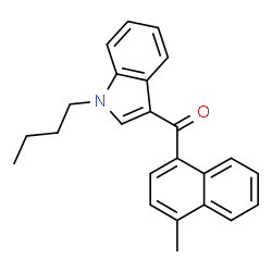 ChemSpider 2D Image | 4'-METHYL-JWH-073 | C24H23NO