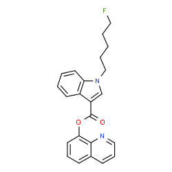 ChemSpider 2D Image | 5F-PB-22 | C23H21FN2O2