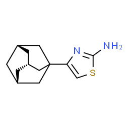 ChemSpider 2D Image | 2-amino-4-(1-adamantyl) Thiazole | C13H18N2S