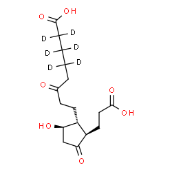 ChemSpider 2D Image | tetranor-PGEM-d6 | C16H18D6O7