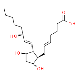 ChemSpider 2D Image | 5-trans Prostaglandin F2Î² | C20H34O5