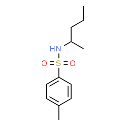 ChemSpider 2D Image | 4-Methyl-N-(2-pentanyl)benzenesulfonamide | C12H19NO2S