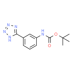 ChemSpider 2D Image | 2-Methyl-2-propanyl [3-(1H-tetrazol-5-yl)phenyl]carbamate | C12H15N5O2