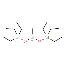 ChemSpider 2D Image | 1,1,1,5,5,5-Hexaethyl-3-methyltrisiloxane | C13H34O2Si3