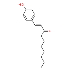 ChemSpider 2D Image | (1E)-1-(4-Hydroxyphenyl)-1-decen-3-one | C16H22O2