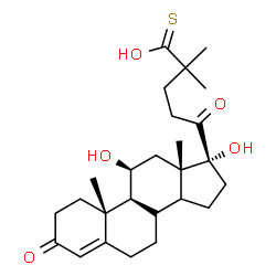 ChemSpider 2D Image | tixocortol pivalate | C26H38O5S