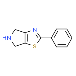 ChemSpider 2D Image | 2-phenyl-5,6-dihydro-4H-pyrrolo[3,4-d]thiazole | C11H10N2S