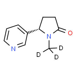 ChemSpider 2D Image | Cotinine-methyl-D3 | C10H9D3N2O
