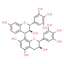 ChemSpider 2D Image | robinetinidol-(4alpha,8)-gallocatechin | C30H26O13