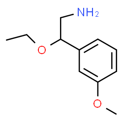 ChemSpider 2D Image | 2-Ethoxy-2-(3-methoxyphenyl)ethanamine | C11H17NO2