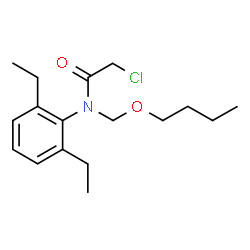 ChemSpider 2D Image | butachlor [ANSI, JMAF, WSSA] | C17H26ClNO2