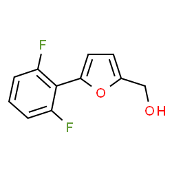 ChemSpider 2D Image | [5-(2,6-Difluorophenyl)-2-furyl]methanol | C11H8F2O2