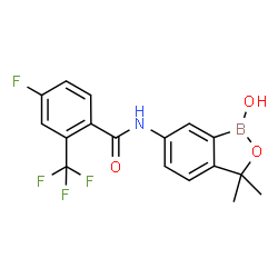 ChemSpider 2D Image | acoziborole | C17H14BF4NO3