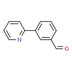ChemSpider 2D Image | 3-pyrid-2-ylbenzaldehyde | C12H9NO