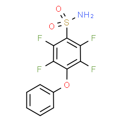 ChemSpider 2D Image | 2,3,5,6-Tetrafluoro-4-phenoxybenzenesulfonamide | C12H7F4NO3S