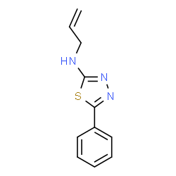 ChemSpider 2D Image | N-Allyl-5-phenyl-1,3,4-thiadiazol-2-amine | C11H11N3S
