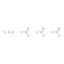 ChemSpider 2D Image | Ytterbium(3+) nitrate hydrate (1:3:1) | H2N3O10Yb
