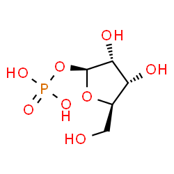 ChemSpider 2D Image | 1-O-Phosphono-beta-D-ribofuranose | C5H11O8P