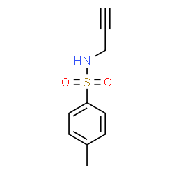 ChemSpider 2D Image | 4-methyl-N-(2-propynyl)benzenesulfonamide | C10H11NO2S