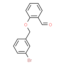 ChemSpider 2D Image | 2-[(3-Bromobenzyl)oxy]benzaldehyde | C14H11BrO2