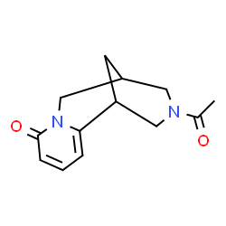 ChemSpider 2D Image | 11-Acetyl-7,11-diazatricyclo[7.3.1.0~2,7~]trideca-2,4-dien-6-one | C13H16N2O2