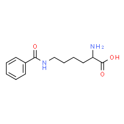 ChemSpider 2D Image | N~6~-Benzoyllysine | C13H18N2O3