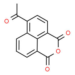 ChemSpider 2D Image | 6-Acetyl-1H,3H-benzo[de]isochromene-1,3-dione | C14H8O4
