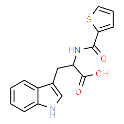 ChemSpider 2D Image | N-(2-Thienylcarbonyl)tryptophan | C16H14N2O3S