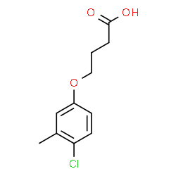 ChemSpider 2D Image | 4-(4-Chloro-m-tolyloxy)-butyric acid | C11H13ClO3