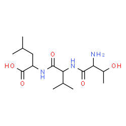 ChemSpider 2D Image | thr-val-leu | C15H29N3O5
