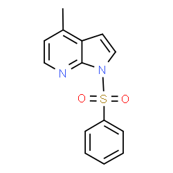ChemSpider 2D Image | 4-Methyl-1-(phenylsulfonyl)-1H-pyrrolo[2,3-b]pyridine | C14H12N2O2S