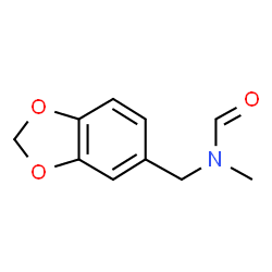 ChemSpider 2D Image | N-(1,3-Benzodioxol-5-ylmethyl)-N-methylformamide | C10H11NO3