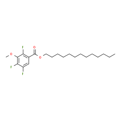 ChemSpider 2D Image | Tridecyl 2,4,5-trifluoro-3-methoxybenzoate | C21H31F3O3