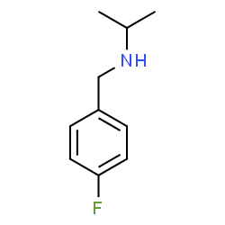 ChemSpider 2D Image | N-(4-Fluorobenzyl)-2-propanamine | C10H14FN