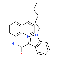 ChemSpider 2D Image | JWH 018 8-quinolinyl carboxamide | C23H23N3O