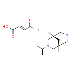 ChemSpider 2D Image | (1R,5S)-3-Isopropyl-1,5-dimethyl-3,7-diazabicyclo[3.3.1]nonane (2E)-2-butenedioate (1:1) | C16H28N2O4