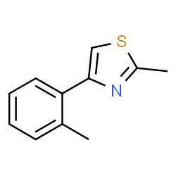 ChemSpider 2D Image | 2-Methyl-4-(o-tolyl)thiazole | C11H11NS