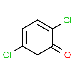 ChemSpider 2D Image | 2,5-Dichloro-2,4-cyclohexadien-1-one | C6H4Cl2O