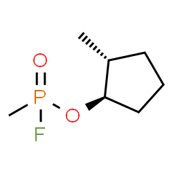 ChemSpider 2D Image | (1R,2R)-2-Methylcyclopentyl methylphosphonofluoridate | C7H14FO2P