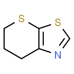 ChemSpider 2D Image | 6,7-Dihydro-5H-thiopyrano[3,2-d][1,3]thiazole | C6H7NS2
