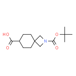ChemSpider 2D Image | 2-[(tert-Butoxy)carbonyl]-2-azaspiro[3.5]nonane-7-carboxylic acid | C14H23NO4