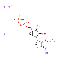 ChemSpider 2D Image | MRS2365 | C13H16N5Na3O9P2S
