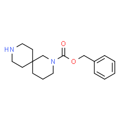 ChemSpider 2D Image | 2-Cbz-2,9-diazaspiro[5.5]undecane | C17H24N2O2