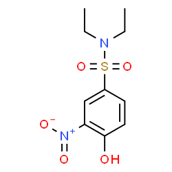 ChemSpider 2D Image | N,N-Diethyl-4-hydroxy-3-nitrobenzenesulfonamide | C10H14N2O5S