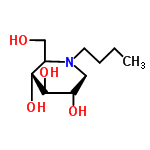 InChI=1/C10H21NO4/c1-2-3-4-11-5-8(13)10(15)9(14)7(11)6-12/h7-10,12-15H,2-6H2,1H3/t7?,8?,9-,10?/m1/s1