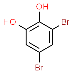 ChemSpider 2D Image | 3,5-Dibromo-1,2-benzenediol | C6H4Br2O2
