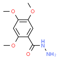 ChemSpider 2D Image | 2,4,5-Trimethoxybenzohydrazide | C10H14N2O4