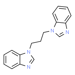 ChemSpider 2D Image | 1,1'-(1,3-Propanediyl)bis(1H-benzimidazole) | C17H16N4