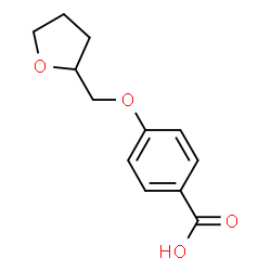 ChemSpider 2D Image | 4-(oxolan-2-ylmethoxy)benzoic acid | C12H14O4